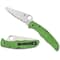 Spyderco 2024 Spyderco Reveal 6 Green Pacific Salt 2 Lc200N Steelserrated Edge SPY-C91FSGR2 - alternate 1
